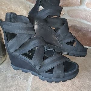 Sorel Joanie Strap Wedge Heeled Sandals